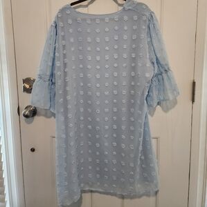 Light Blue Textured Dress